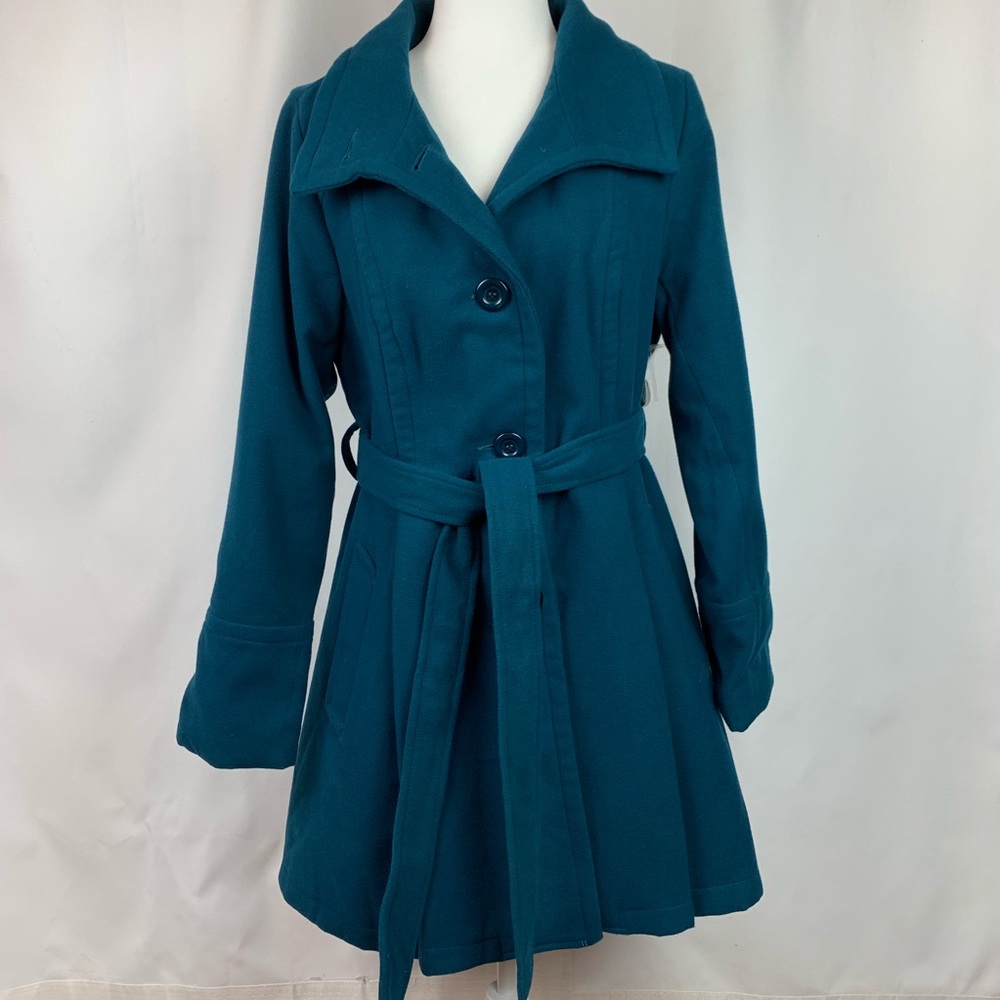 ModCloth Weekday Wish Coat in Teal NWOT